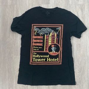 Foolish Mortal Supply Hollywood Tower Hotel tee size medium